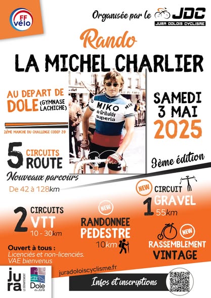 Challenge du Jura CoDep39 le 3 Mai 🚴🚴